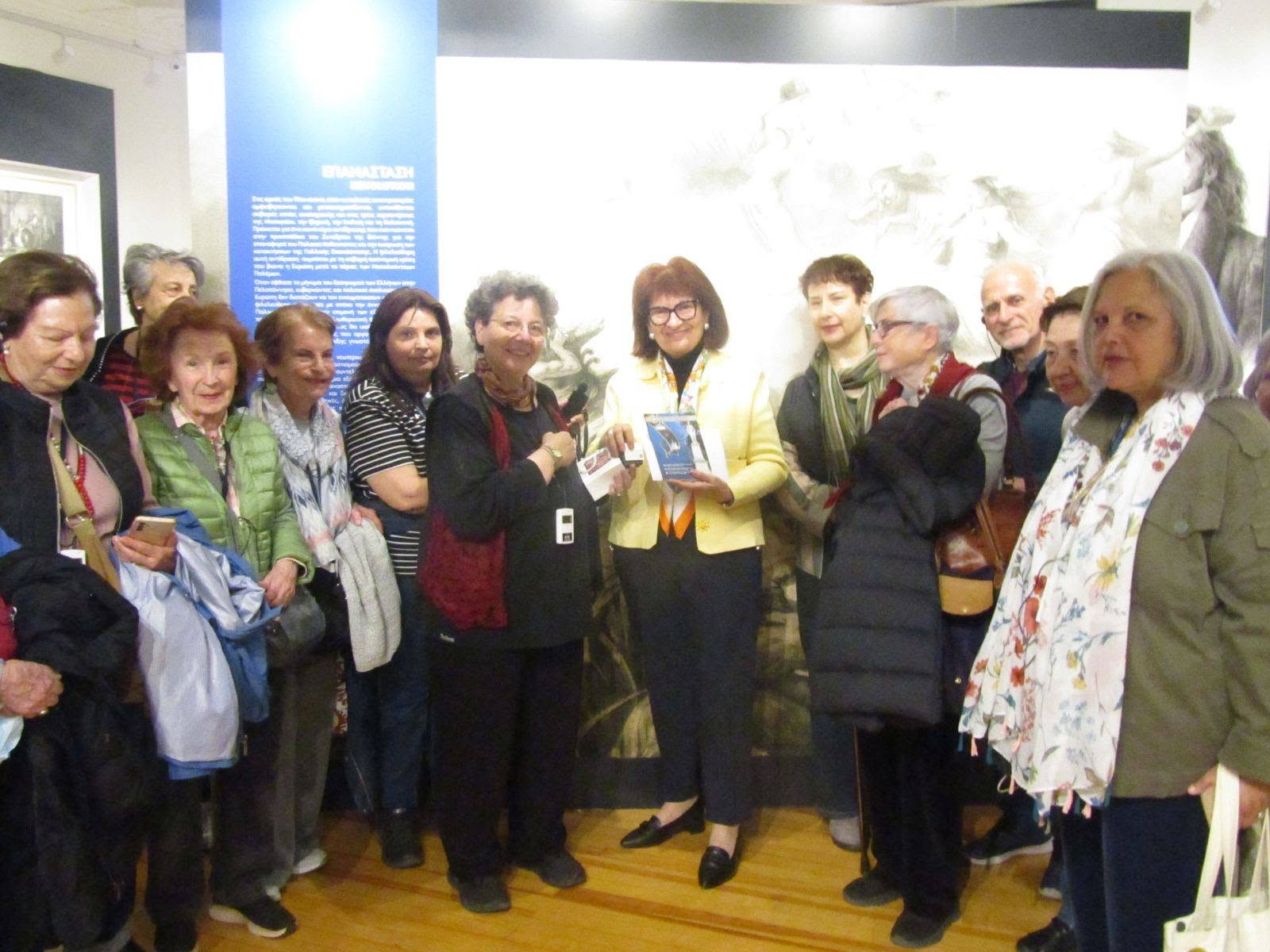 Read more about the article Επίσκεψη της  Εταιρείας των Φίλων του Εθνικού Αρχαιολογικού Μουσείου στην Βυρωνική Εταιρεία